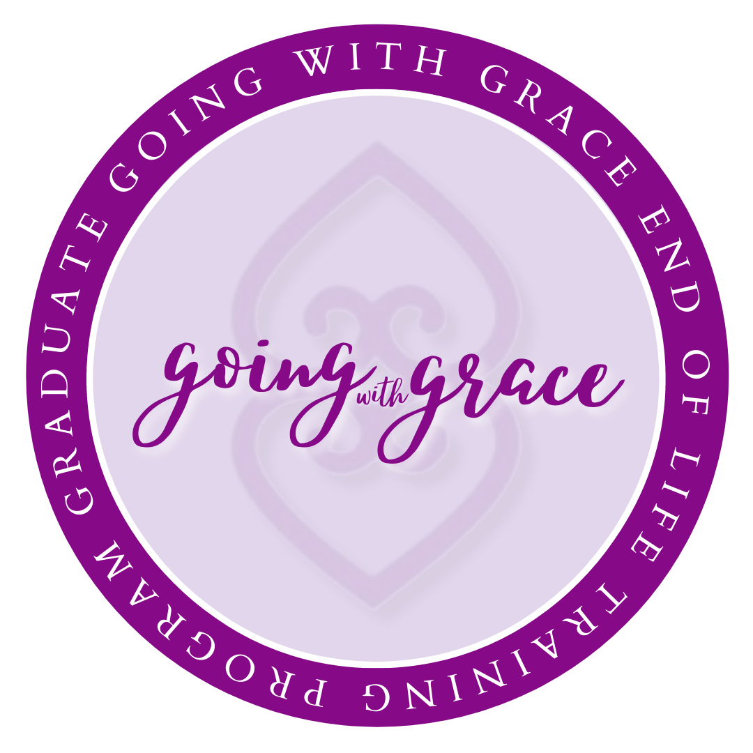Going With Grace End of Life Doula Training Program graduate badge